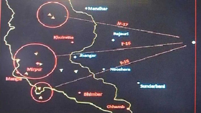 F16 के इस्तेमाल पर सबूत दिखा कर भारतीय वायुसेना ने पाकिस्तानी झूठ का किया पर्दाफ़ाश