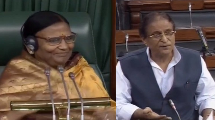 महिला स्पीकर पर आजम खान की आपत्तिजनक टिप्पणी, अखिलेश ने किया आजम का बचाव