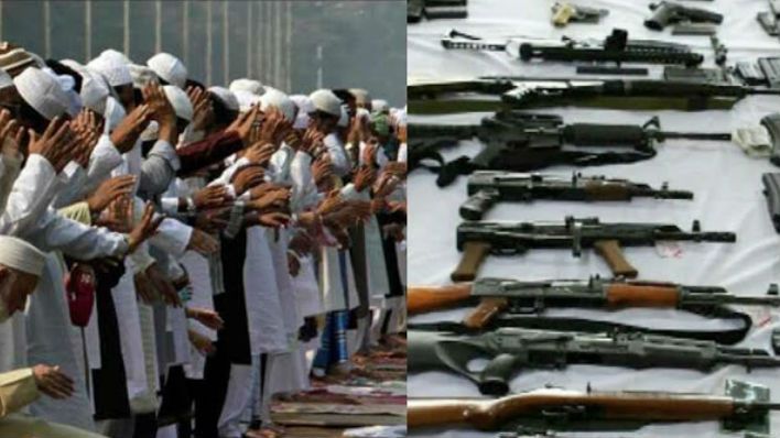 लखनऊ की इस मस्जिद में नमाज़ के बाद हथियार जमा करने की ट्रेनिंग दी जा रही है
