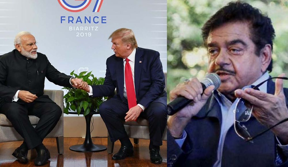 ट्रम्प मोदी की मुलाकात पर बोले शत्रुघ्न सिन्हा "तेरा जादू चल गया"