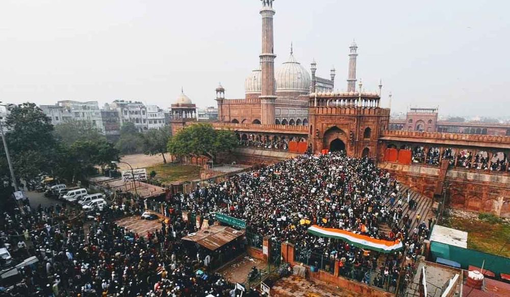 जुम्मे के दिन दिल्ली के जामा मस्जिद में जुटे CAA के विरुद्ध प्रदर्शनकारी, भीम आर्मी ने किया सपोर्ट