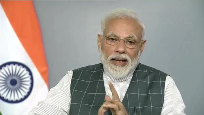 प्रधानमंत्री नरेंद्र मोदी ने कहा “अभिनंदन मामले में विपक्ष ने की थी षडयंत्र रचने की कोशिश”