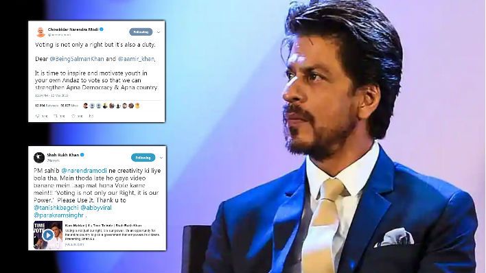अभिनेता शाहरुख़ खान ने दिया पीएम मोदी को अनोखे अंदाज़ में जवाब, ट्वीट हुआ वायरल