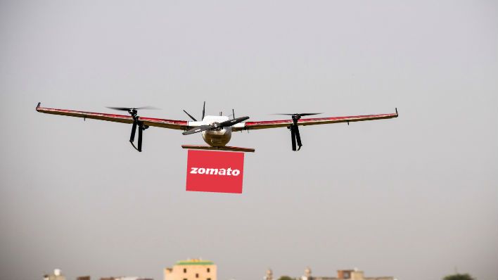 अब ड्रोन से आपके घर तक होगा फ़ूड डिलीवर, Zomato का पहला परीक्षण हुआ सफल