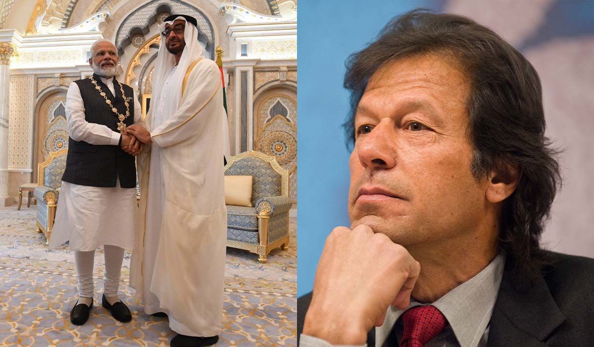यूएई द्वारा पीएम मोदी को सर्वोच्च सम्मान दिए जाने के बाद पाकिस्तान में हो रही है इमरान की थू थू