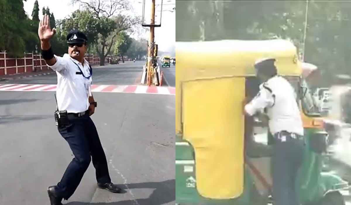 इंदौर के 'डांसिंग कॉप' ने ऑटोरिक्शा चालक संग की मारपीट, वायरल वीडियो पर लोगों ने किया ट्रोल