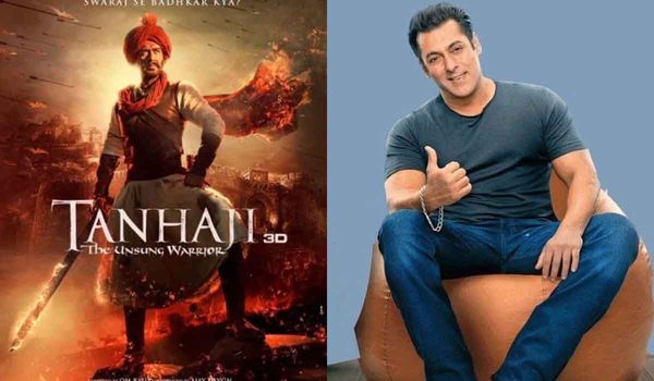 मुगलों पर मराठों के विजय की कहानी ‘तानाजी’ पर सलमान ने अजय देवगन को कहा 'विजय भवः’
